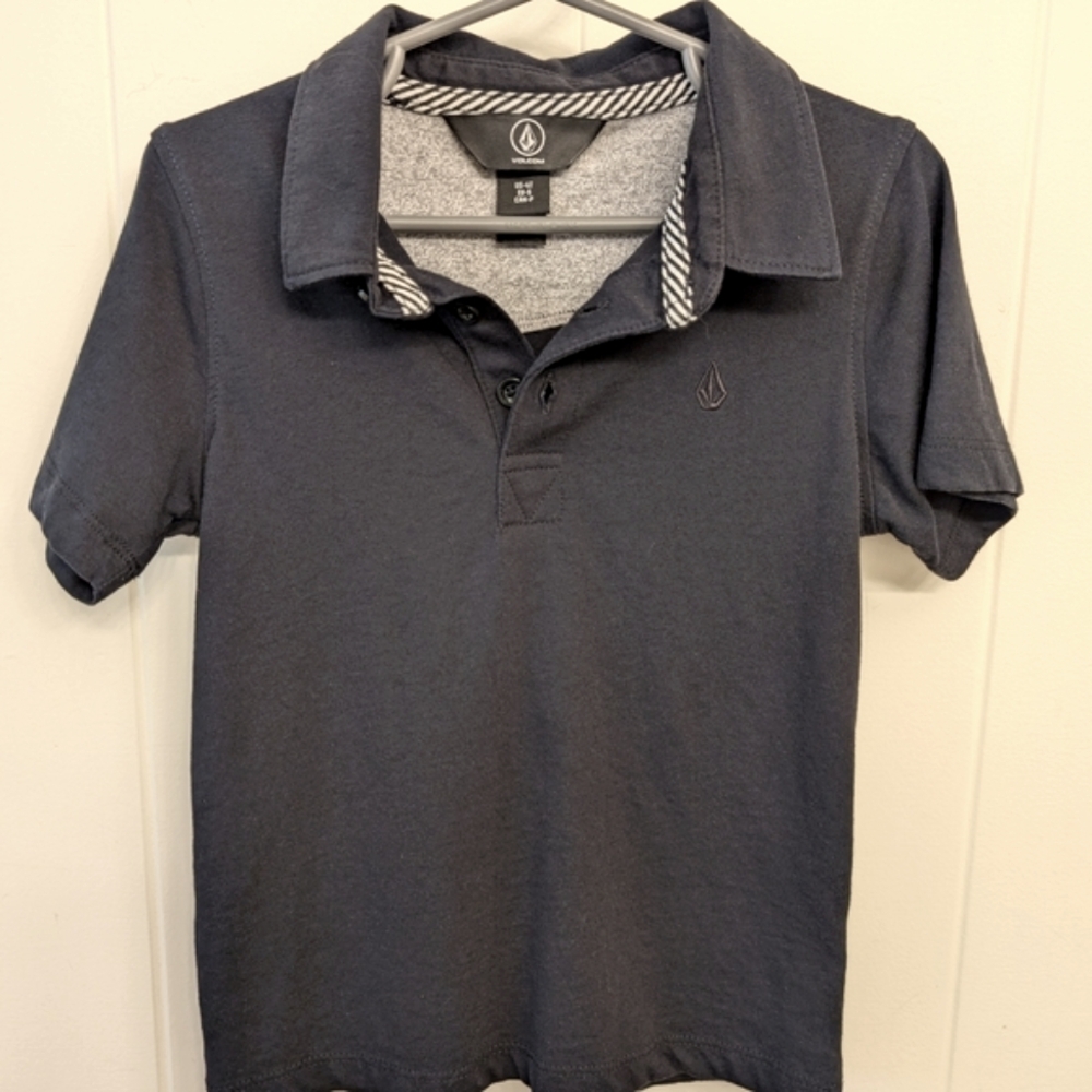 🖤 Volcom Toddler Black Polo Shirt 🖤 4T